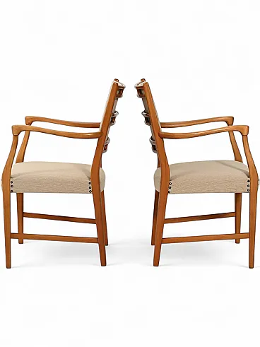 Coppia di sedie Futura di David Rosén in teak, anni '30