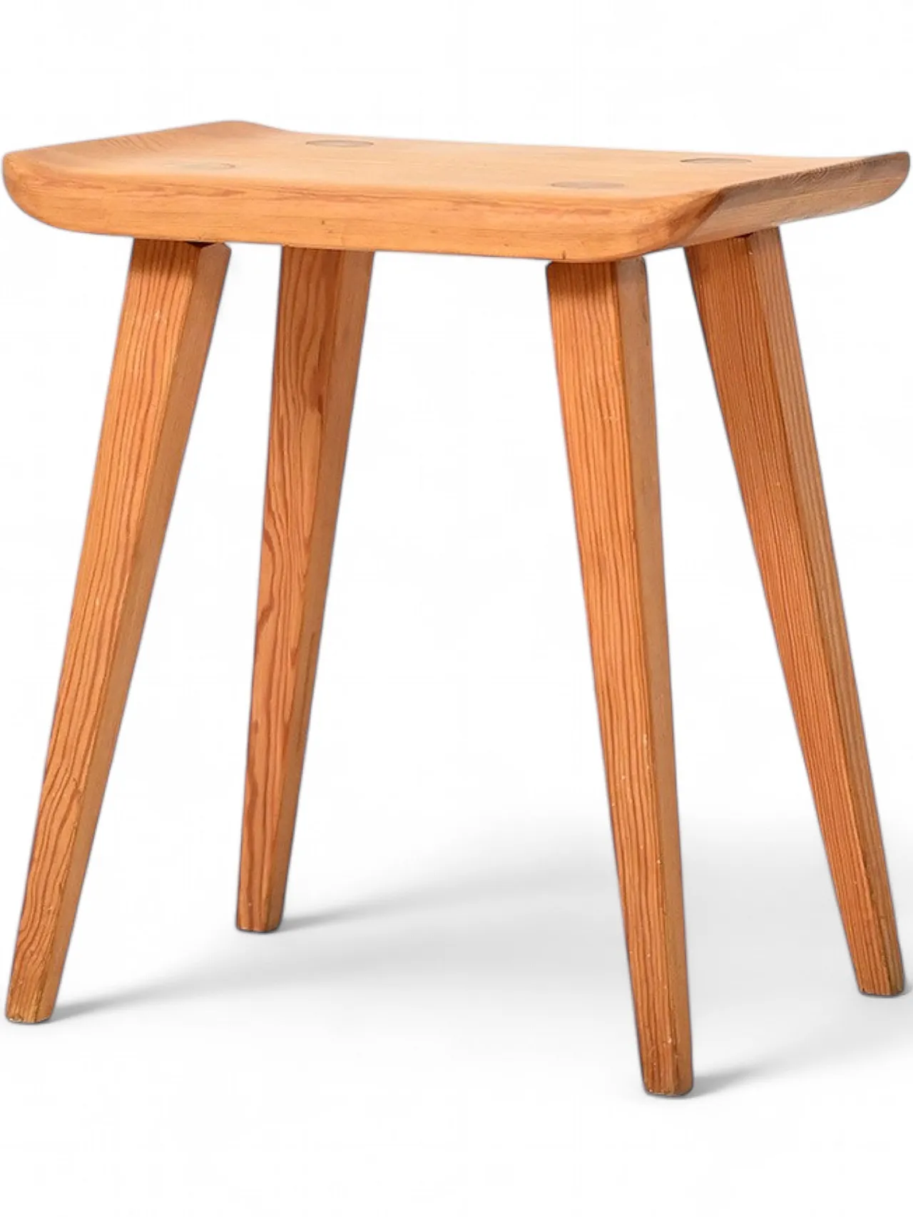 Vintage Swedish stool “Visingsö” by Carl Malmsten 8