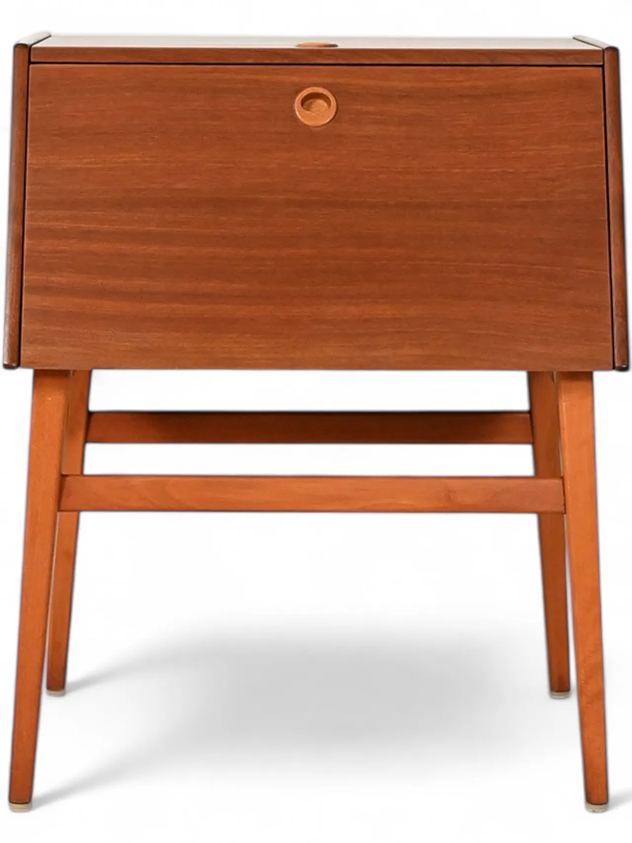 Vintage Swedish mahogany cutlery cabinet 14