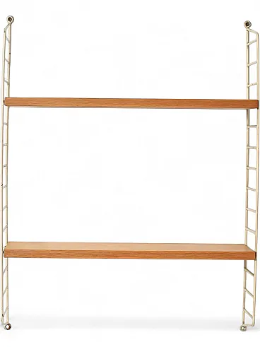 Sistema di mensole a muro scandinavo “Hylla” anni Sessanta