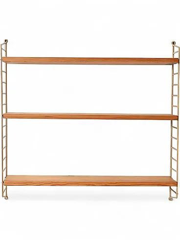 Sistema di mensole a muro scandinavo “Hylla” anni Sessanta