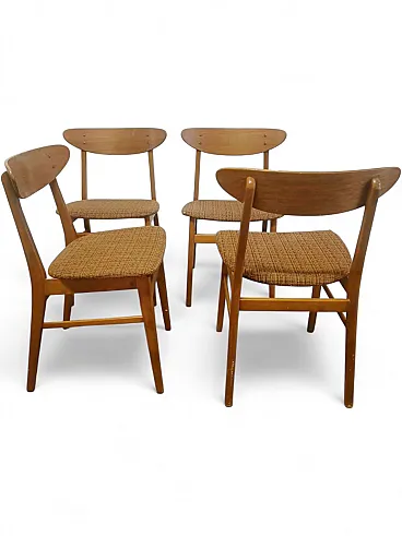 4 Chairs 210  by Farstrup Møbler, 1950s