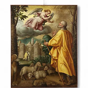 Olio su tela, scuola lombarda, fine '600