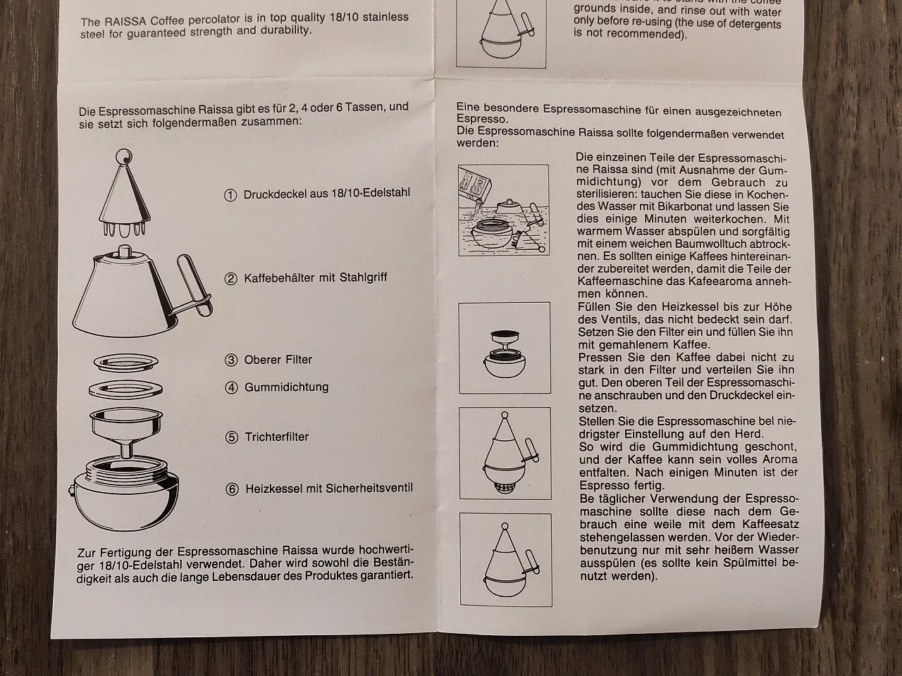 Moka Raissa in steel by Gianni Sarzi Amadè for Qualitynox 1990s 3