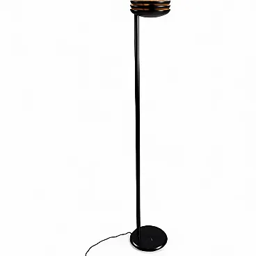 Lampada alogena a luce riflessa in metallo smaltato e alluminio, '900