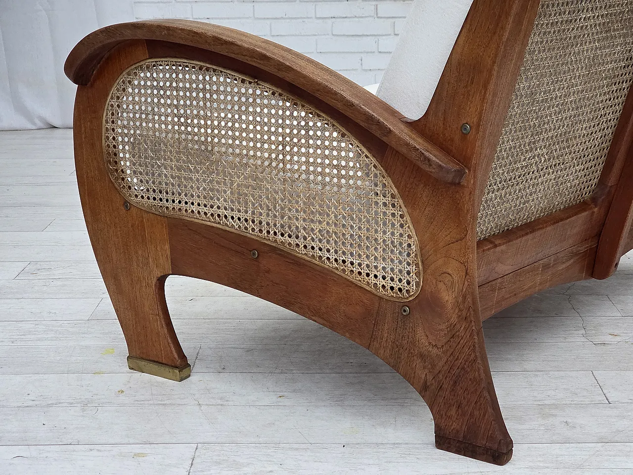 2-seater sofa by Klaus Wettergren in cotton fabric and mesh, 1970s 18