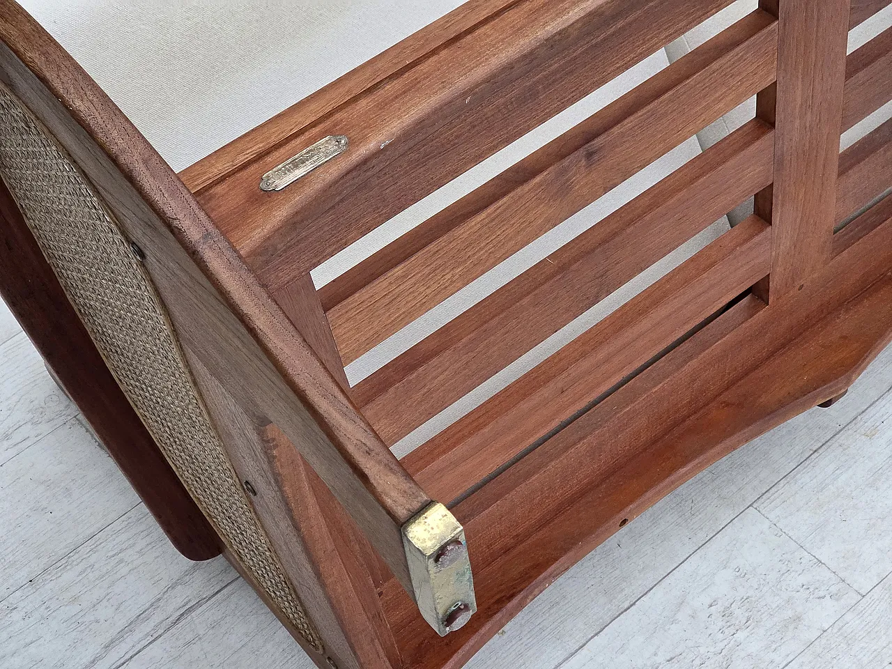 2-seater sofa by Klaus Wettergren in cotton fabric and mesh, 1970s 23