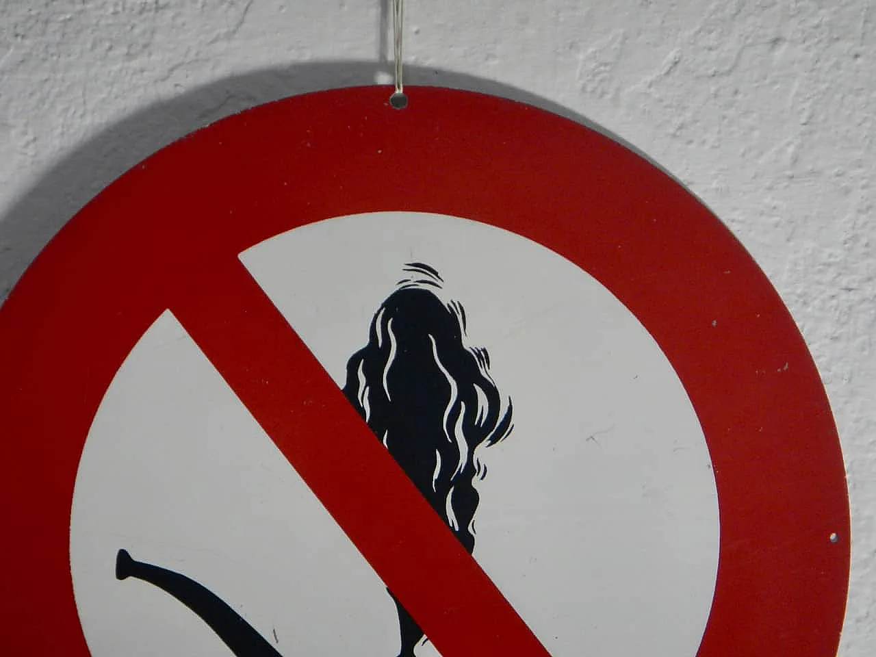 Cartello Divieto di usare fiamme libere 1950 5