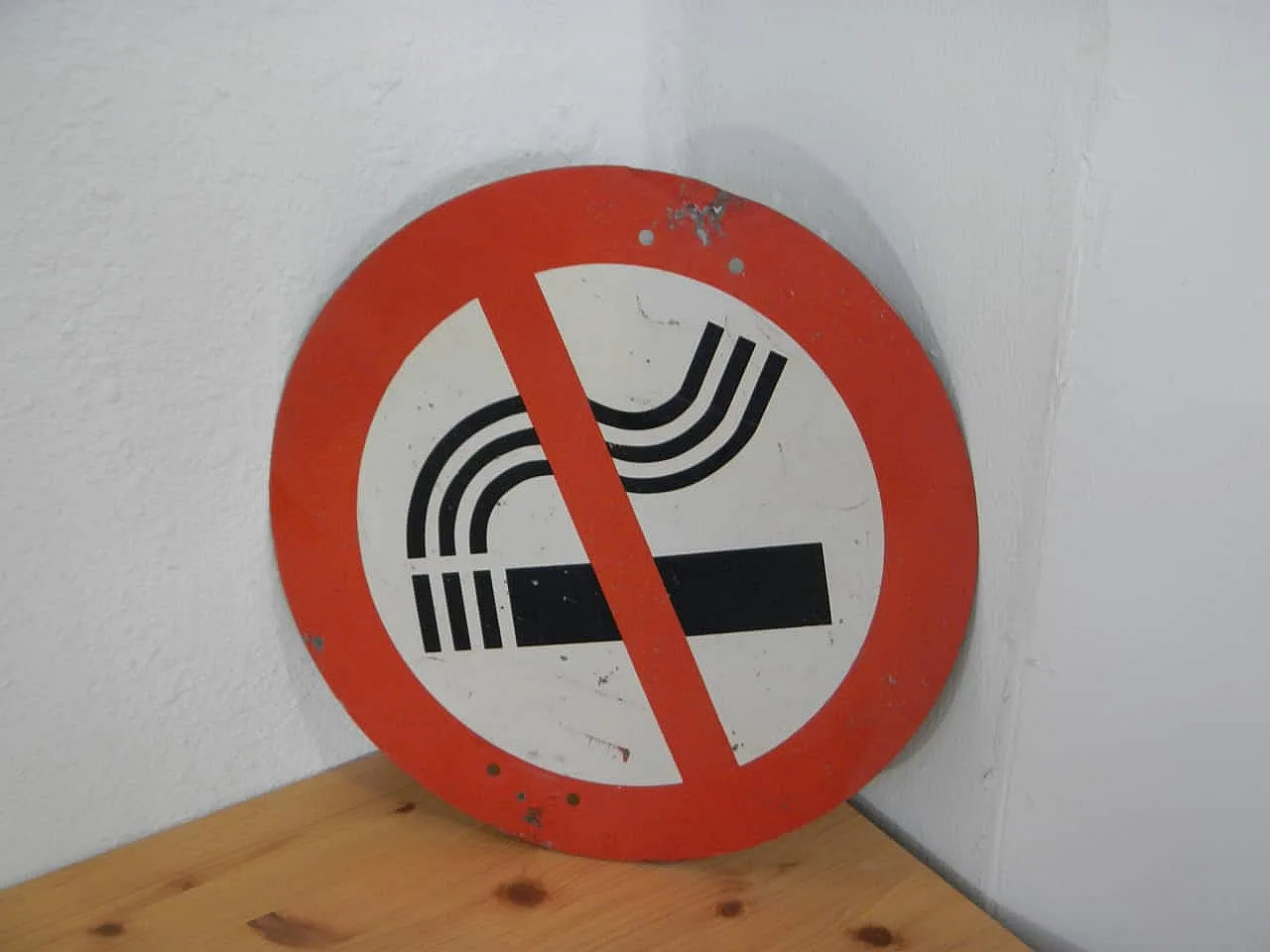 Cartello Divieto di fumare 1950 1