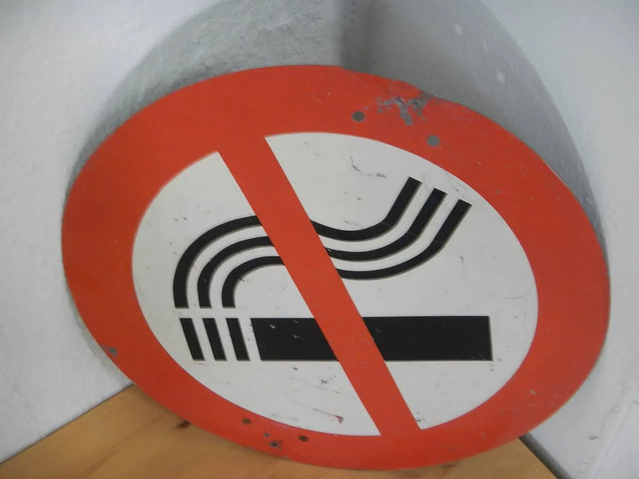 Cartello Divieto di fumare 1950 2