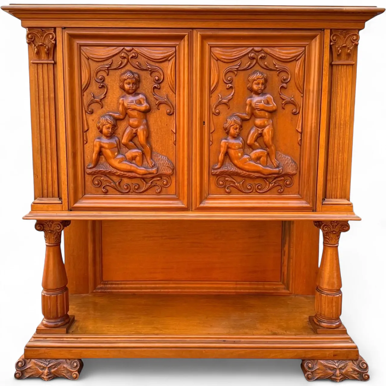 Renaissance-style wooden sideboard, 20th century 14