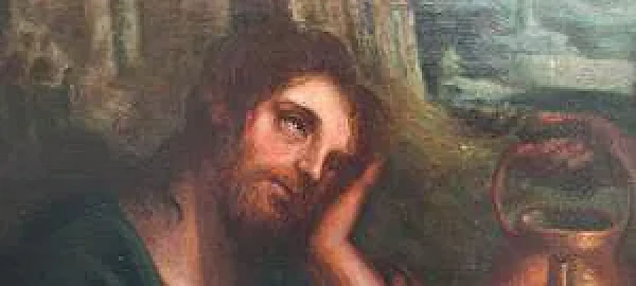 Christ and the Samaritan Woman at the Well, oil on canvas,18th century 4