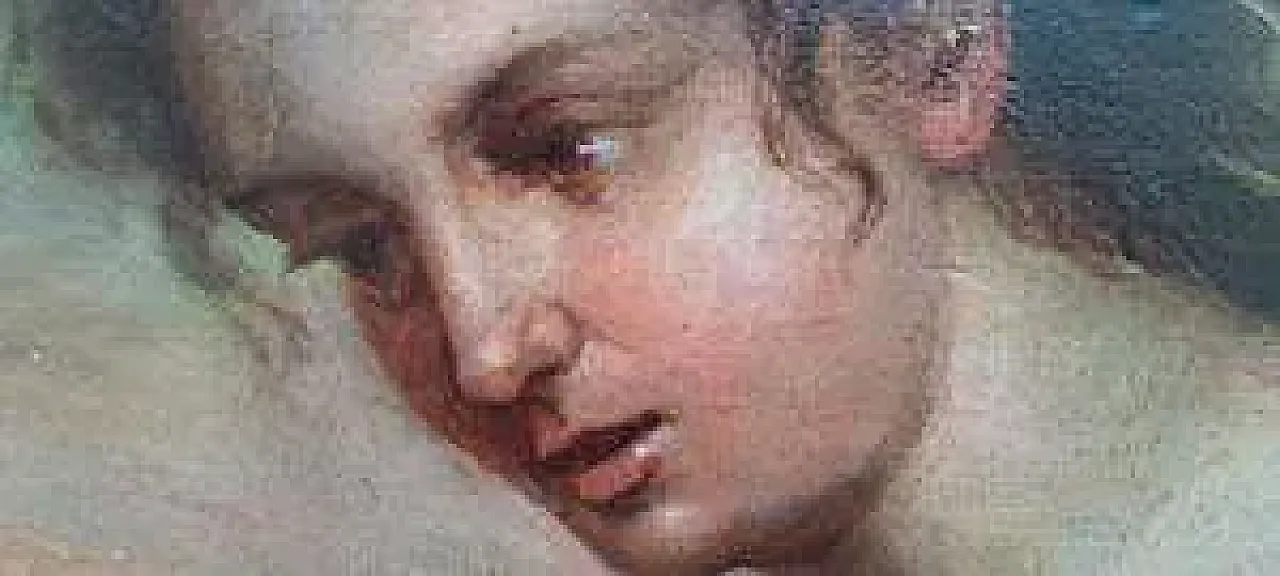 Christ and the Samaritan Woman at the Well, oil on canvas,18th century 8