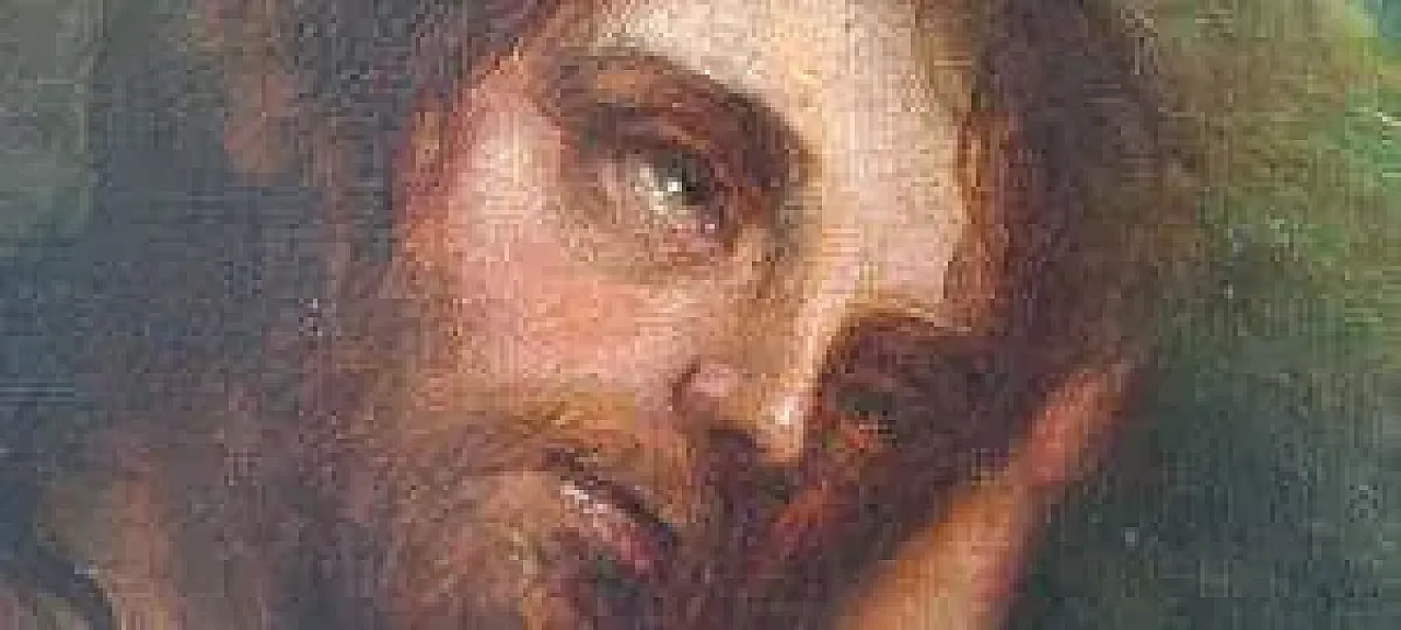 Christ and the Samaritan Woman at the Well, oil on canvas,18th century 9