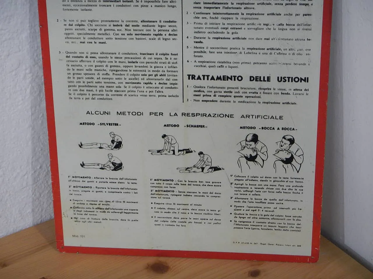 Electric shock rescue sign 1960 4