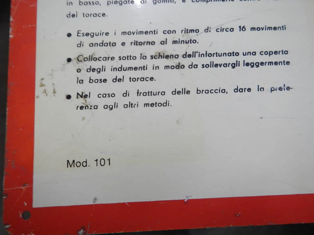 Electric shock rescue sign 1960 7