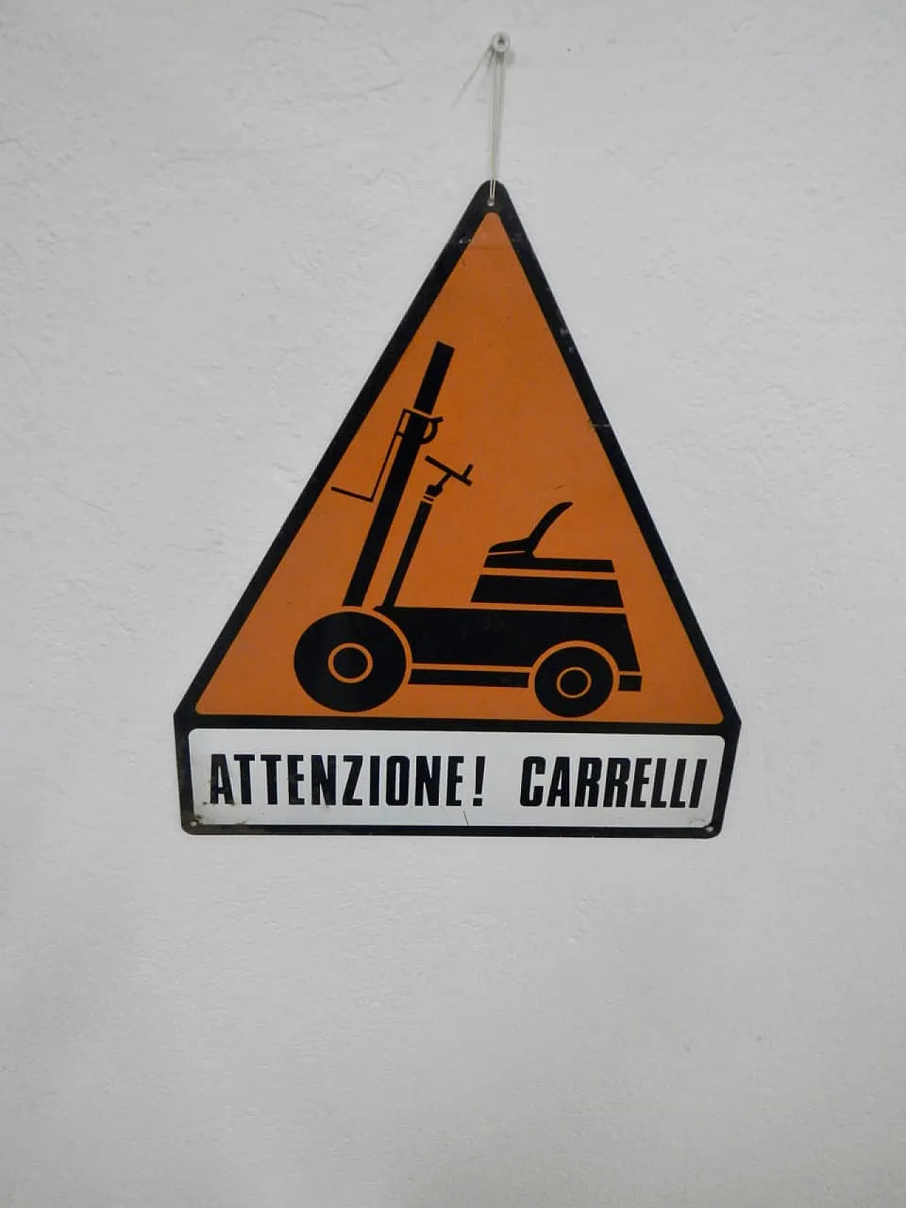 Triangular danger sign 1960 1