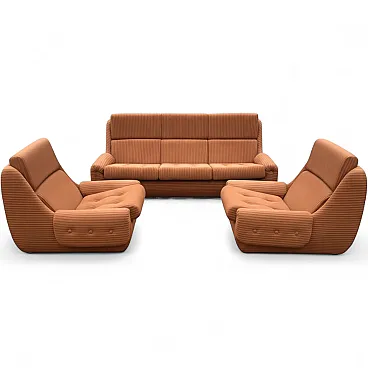 Divano e poltrone Mid-Century di Jitona, anni '70