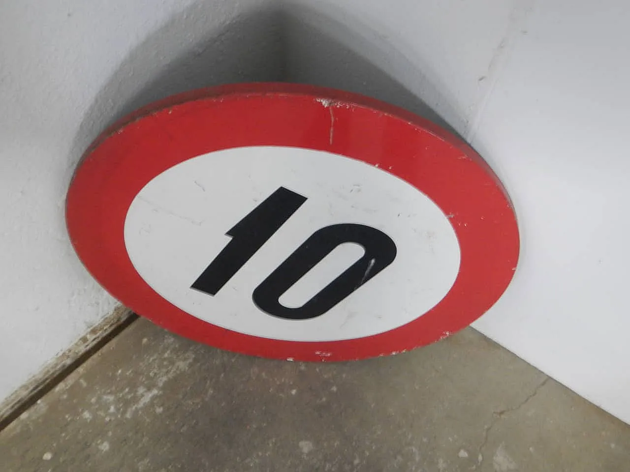 No parking road sign 1960 3