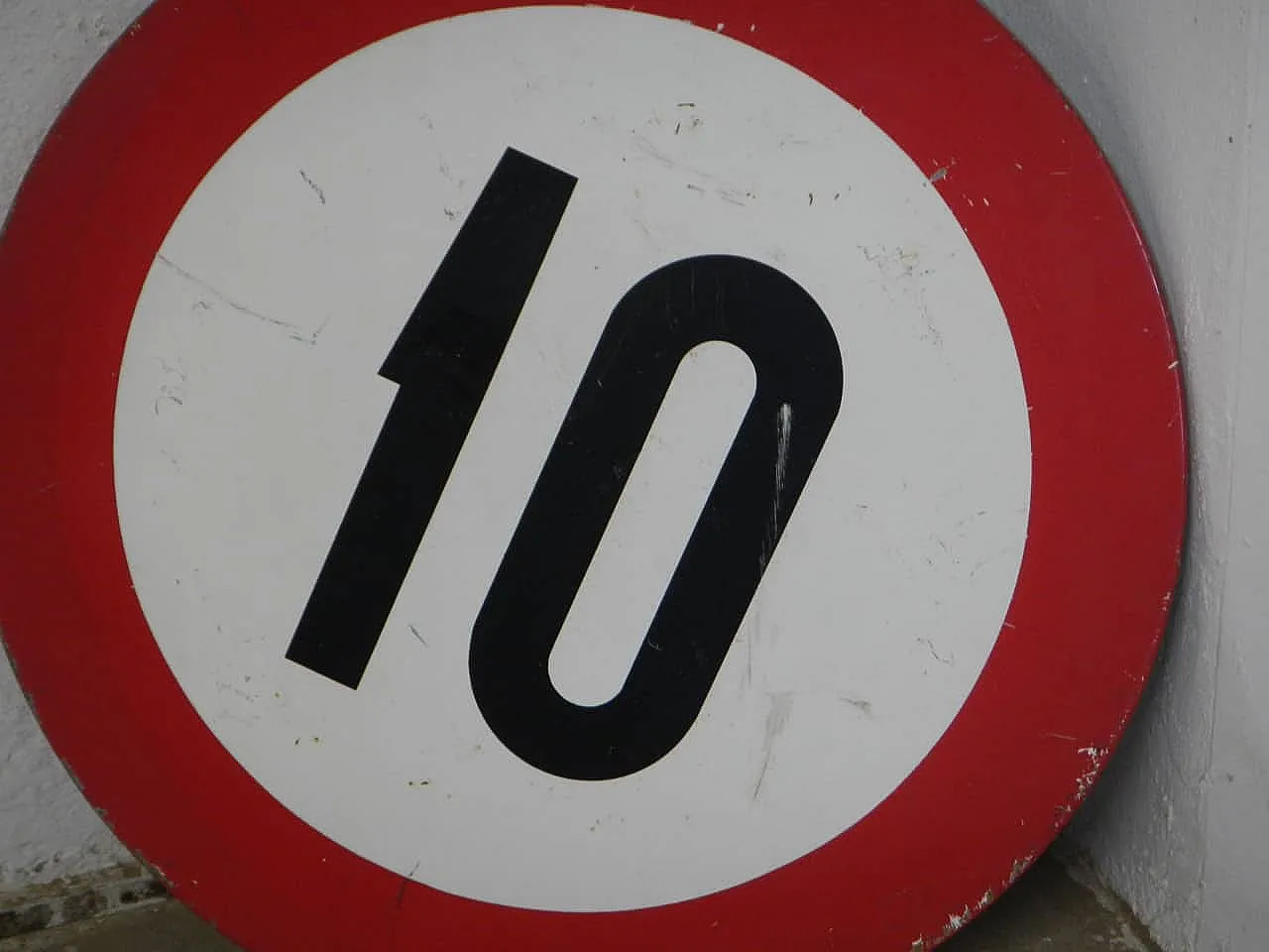 No parking road sign 1960 4