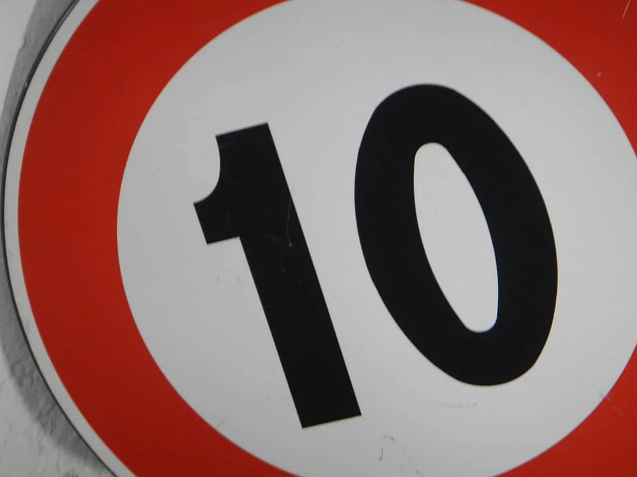 No parking road sign 1980 5