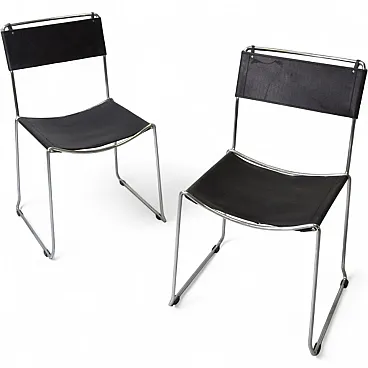 Pair of chairs by Giandomenico Belotti for Alias, 1970s