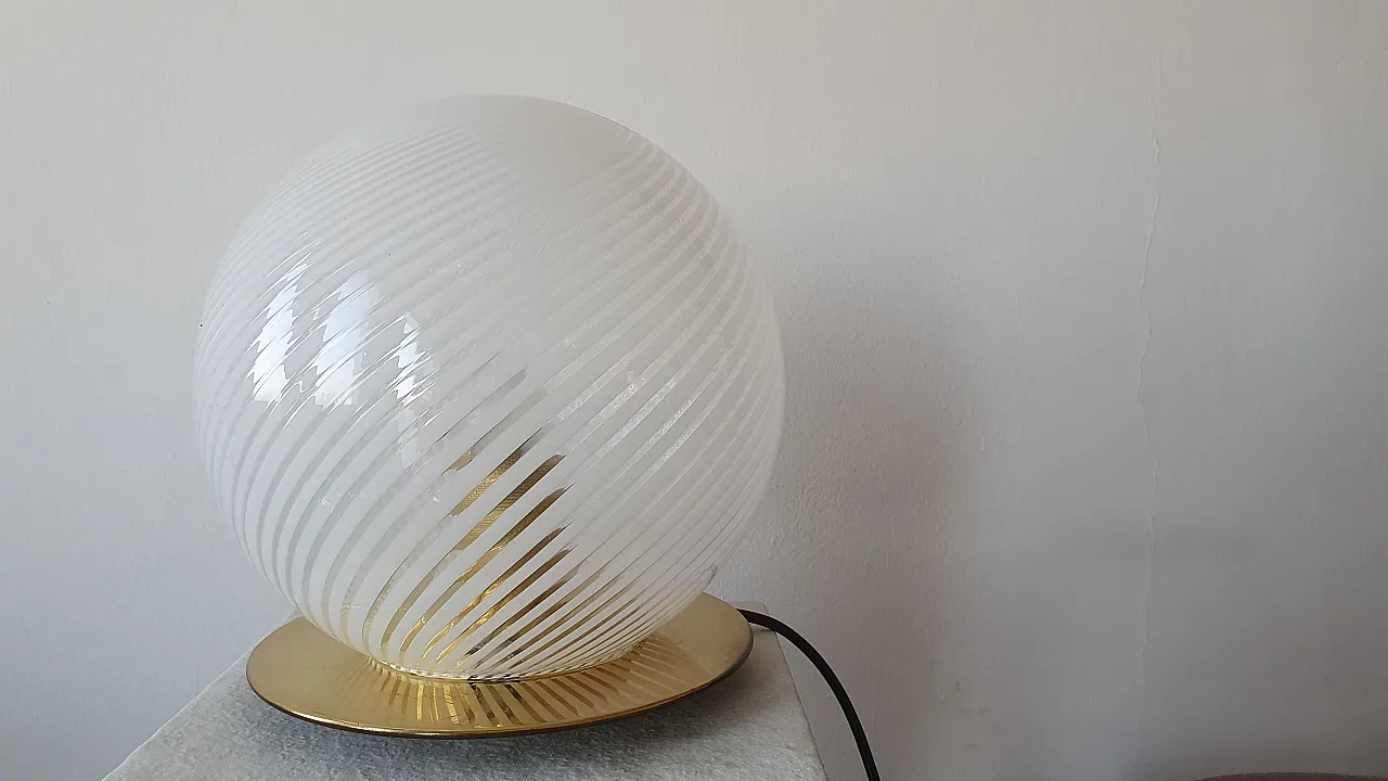 Pair of Venini table lamps, 70s 1126640