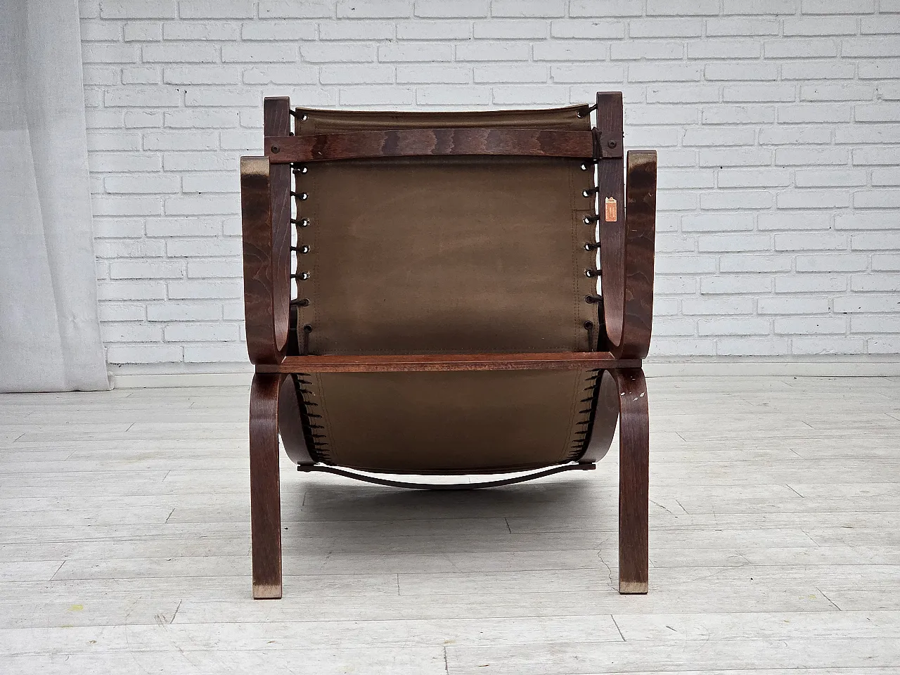 Poltrona norvegese di Ingmar Relling, modello "Siesta", in pelle, 70s 25