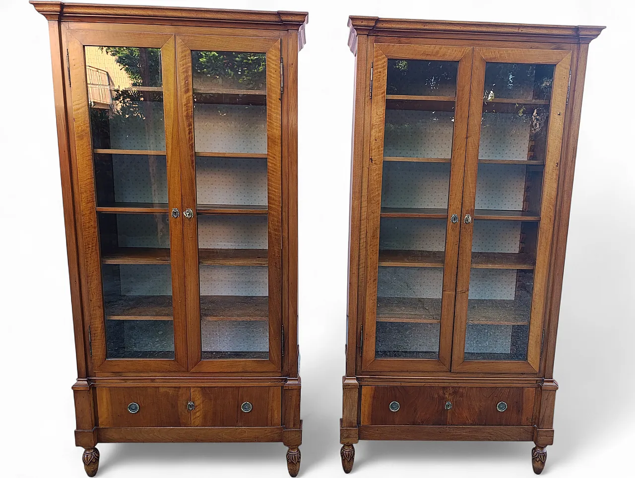 Pair of bookcases, early 19th century 6