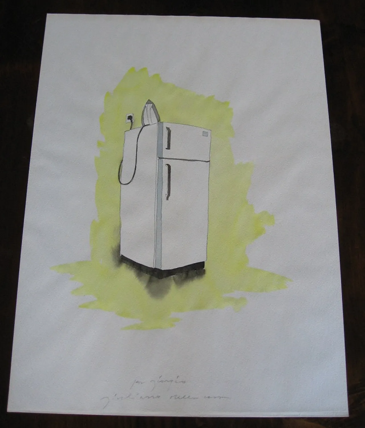 Acquerello di Giuliano Della Casa, anni '70 2