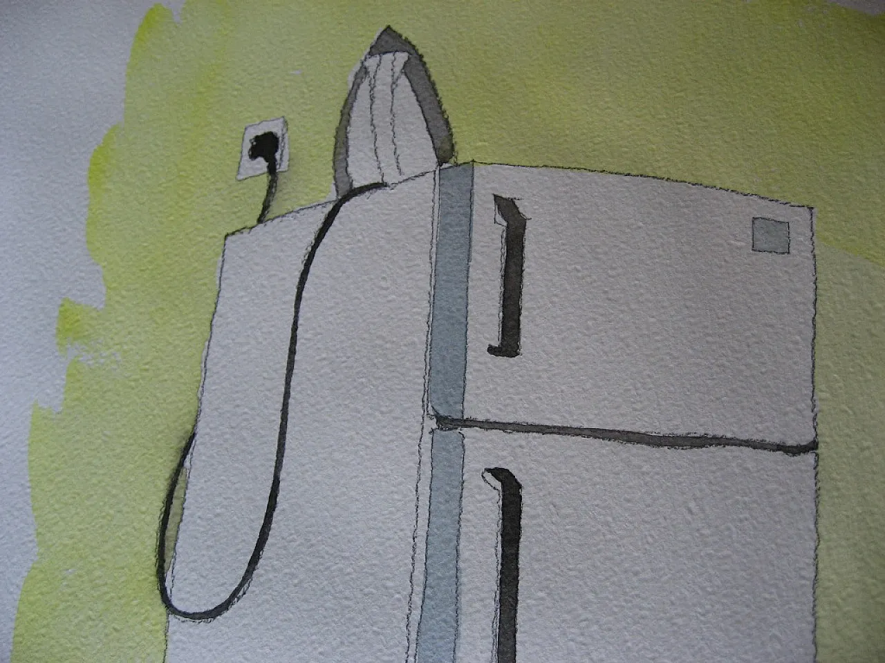 Acquerello di Giuliano Della Casa, anni '70 5