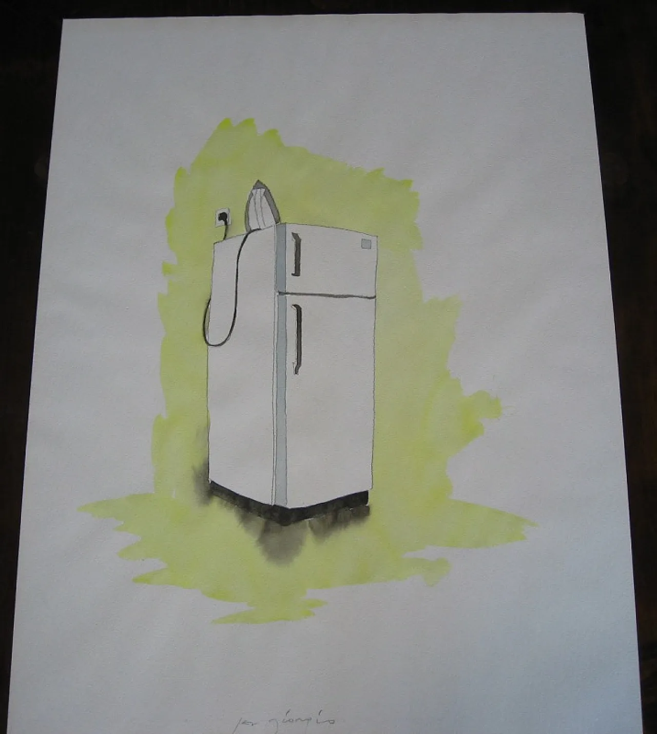 Acquerello di Giuliano Della Casa, anni '70 6