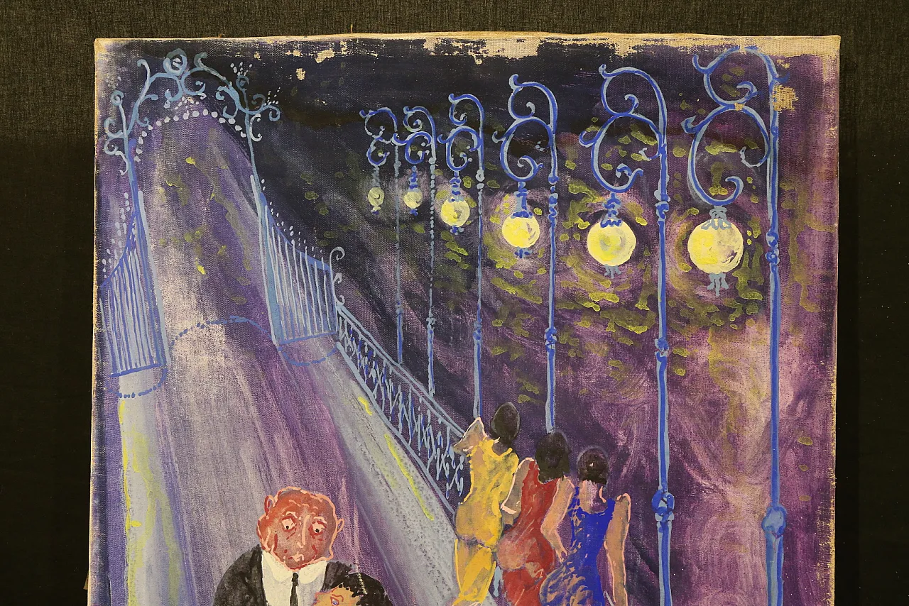 Oil painting on canvas Surfanta Guido De Bonis, 1954 1