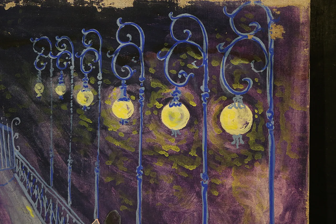 Oil painting on canvas Surfanta Guido De Bonis, 1954 2