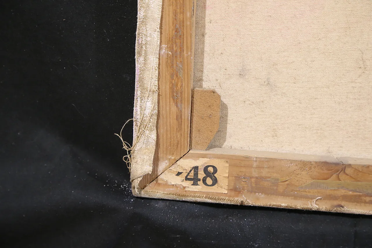 Oil painting on canvas Surfanta Guido De Bonis, 1954 3