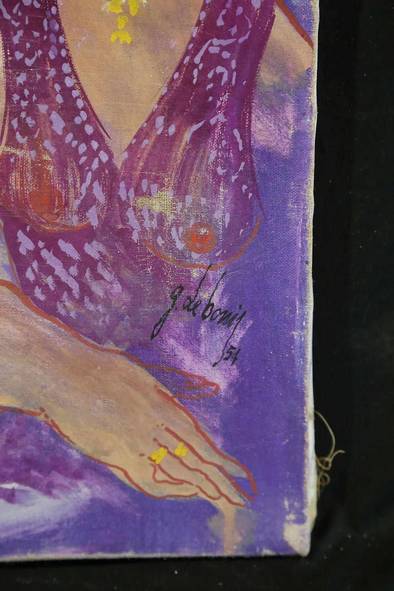 Oil painting on canvas Surfanta Guido De Bonis, 1954 17