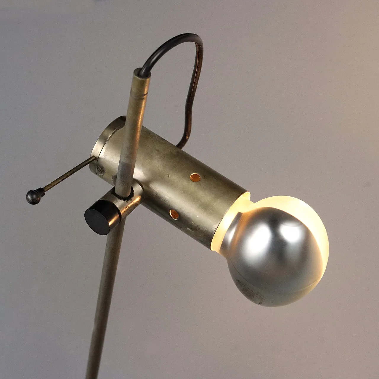 Wall lamp with adjustable arms in anodized aluminum, 20th century 3
