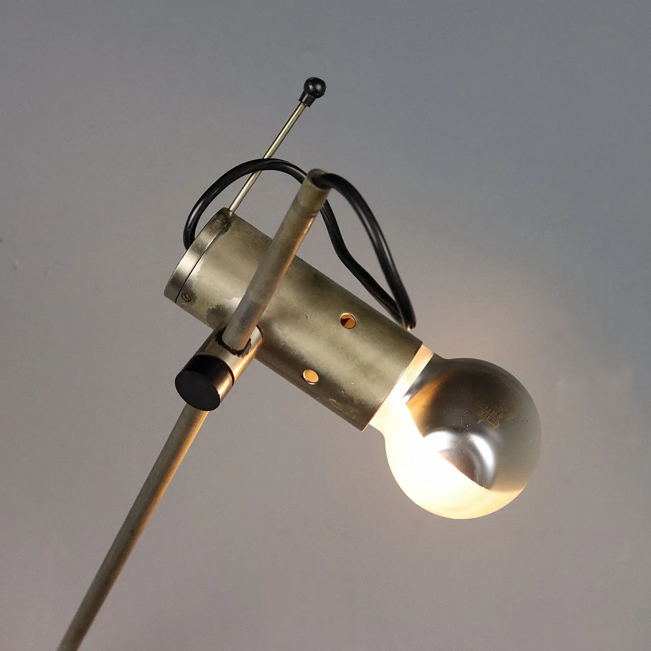 Wall lamp with adjustable arms in anodized aluminum, 20th century 5