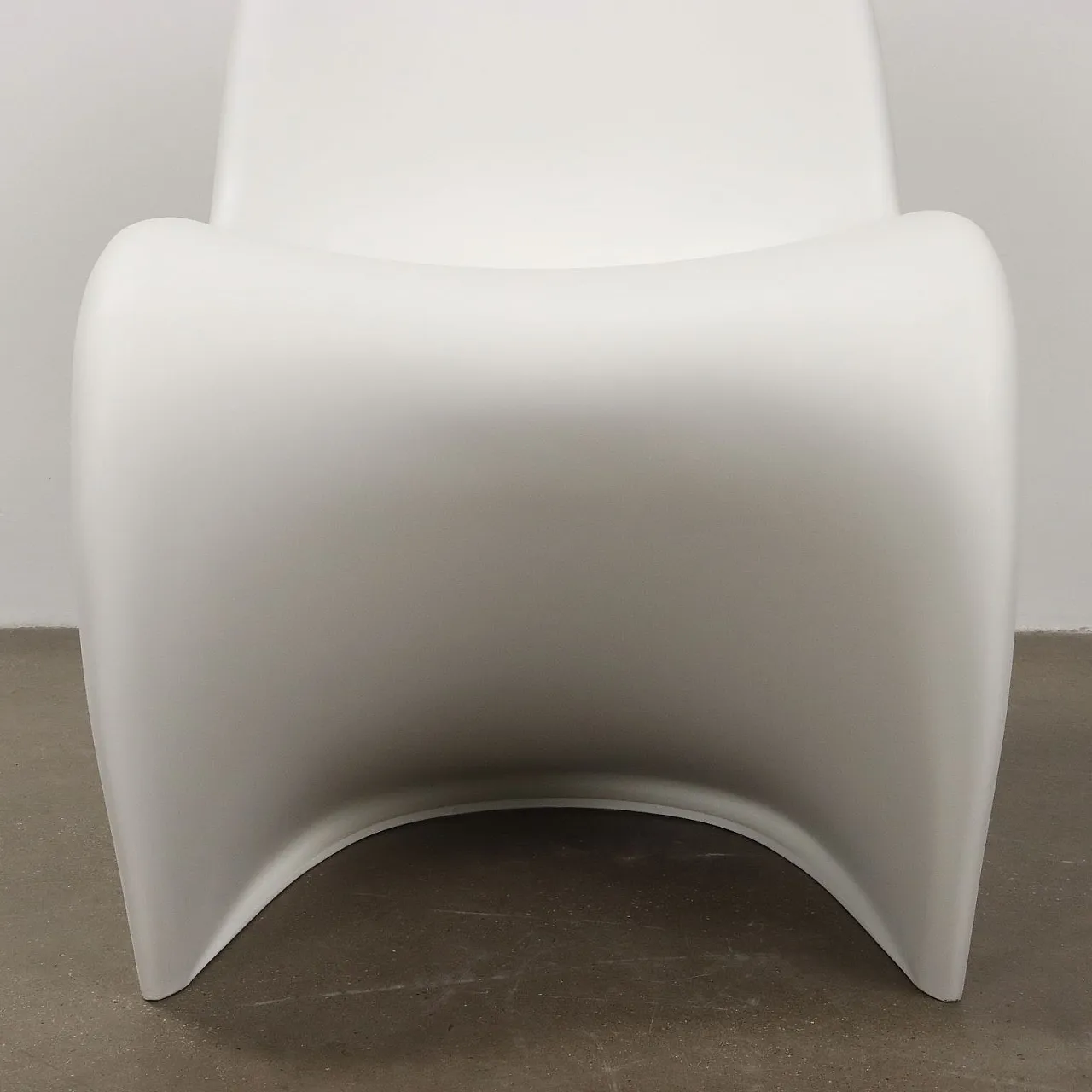 4 sedie Panton di Verner Panton per Vitra in plastica bianca, anni '90 7