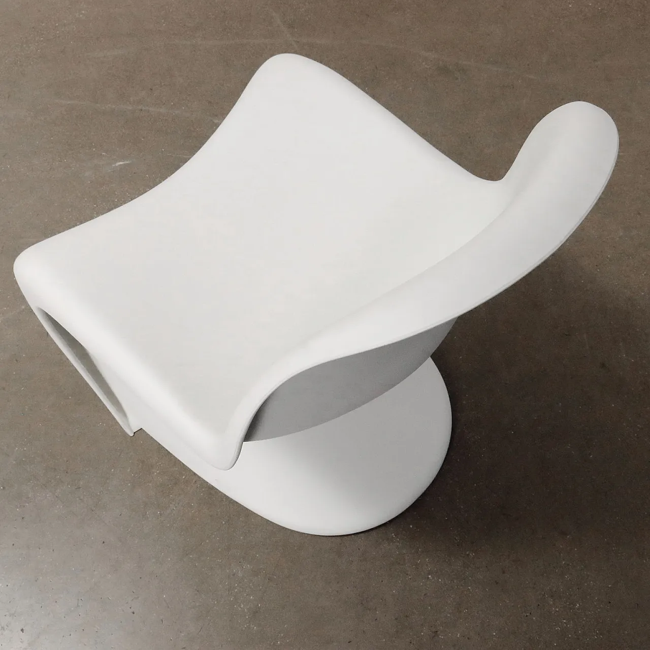 4 sedie Panton di Verner Panton per Vitra in plastica bianca, anni '90 8