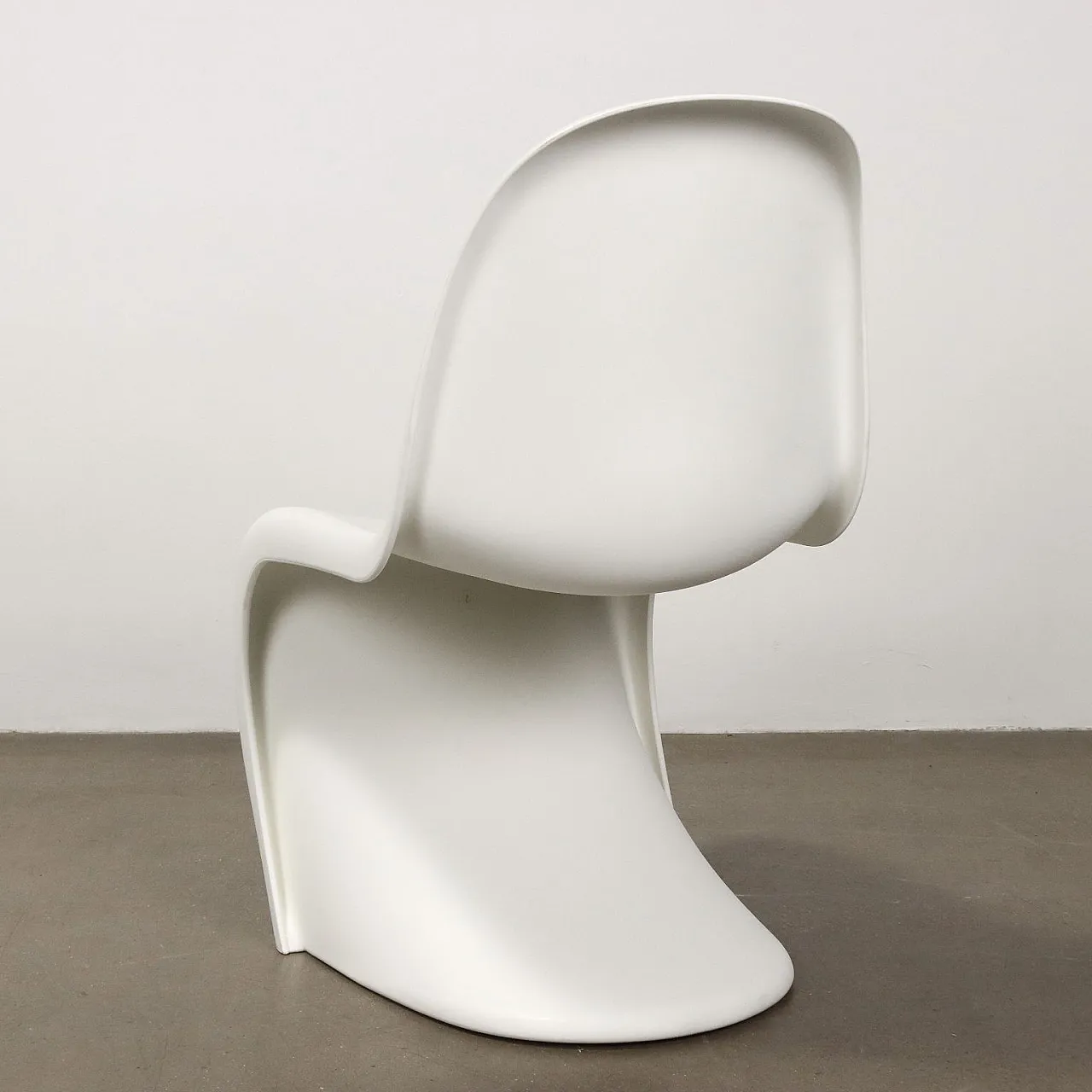 4 sedie Panton di Verner Panton per Vitra in plastica bianca, anni '90 9
