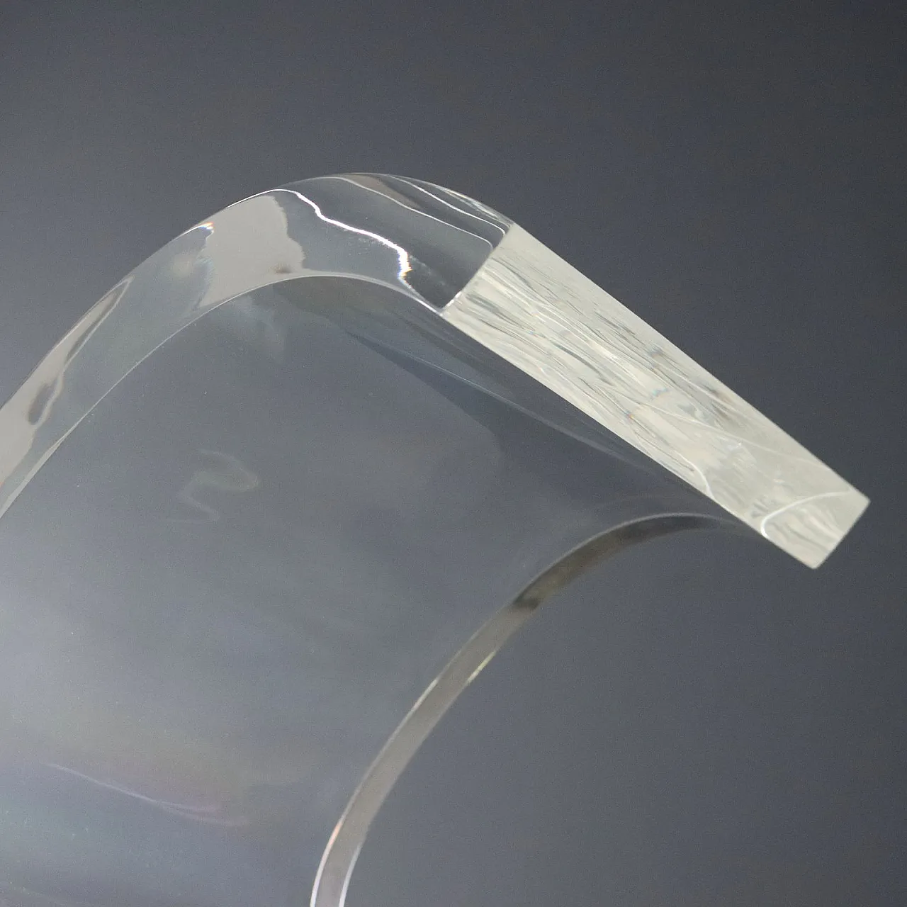 Enameled metal and methacrylate lamp, 20th century 6