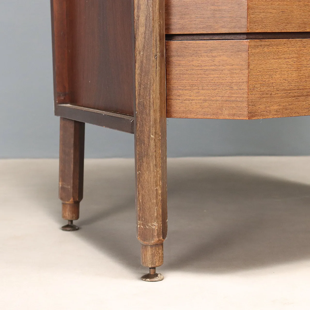 Vetrina espositiva in impiallacciatura di legno esotico, '900 8