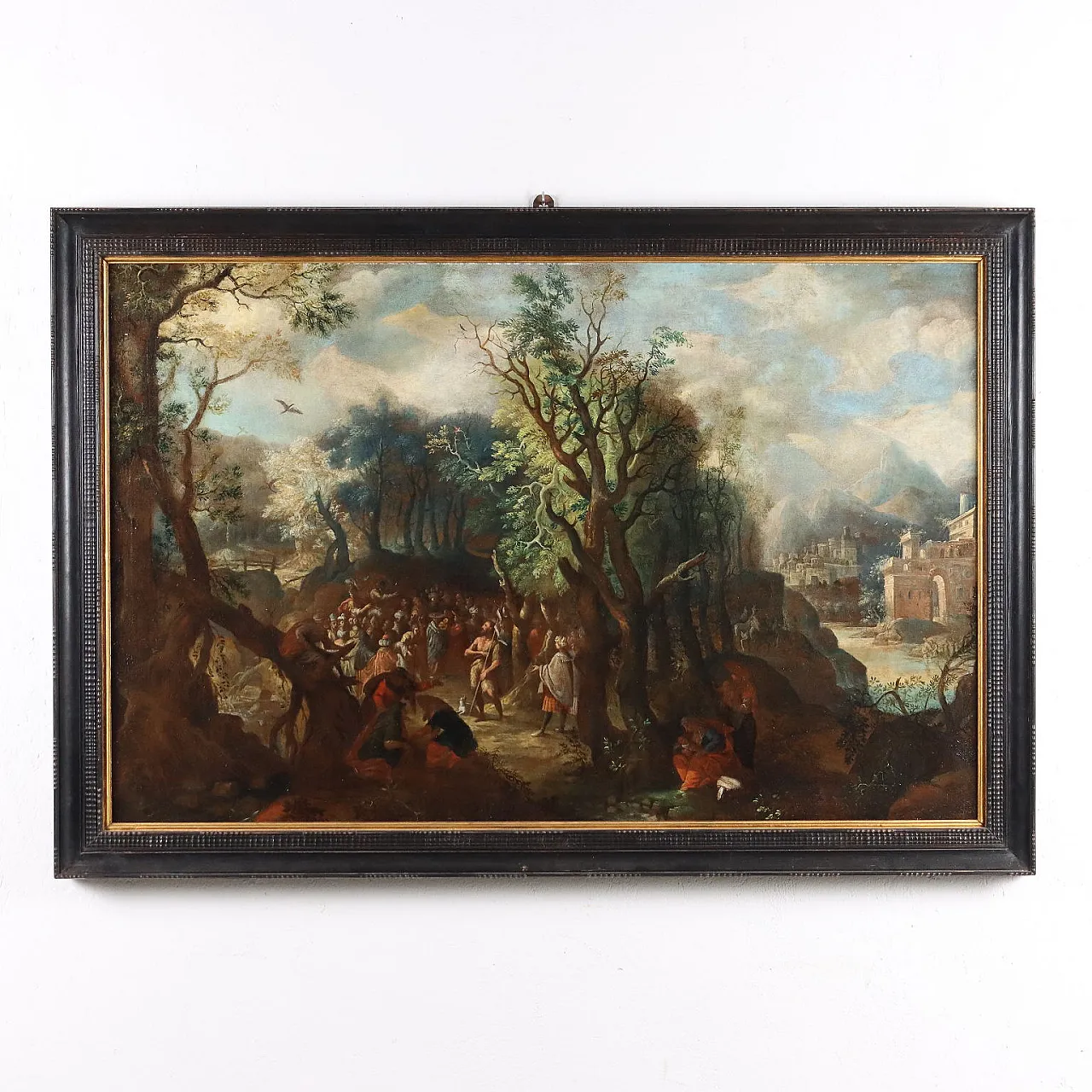 Oil painting on canvas, Flemish school, 18th century 2
