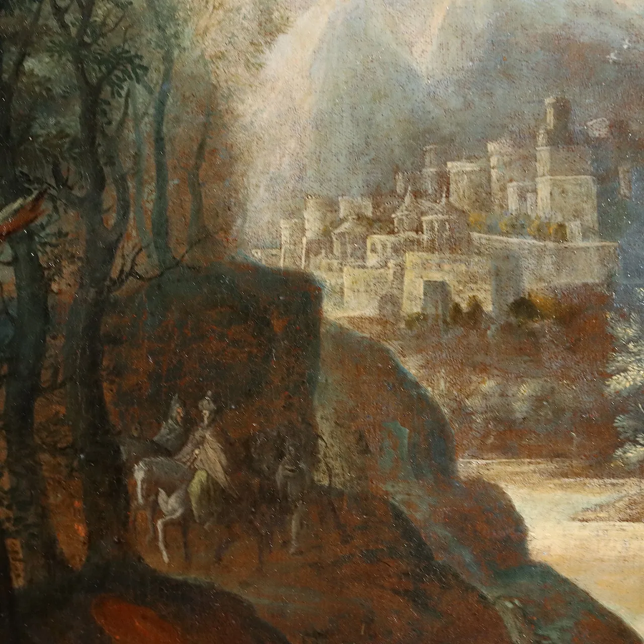 Oil painting on canvas, Flemish school, 18th century 8