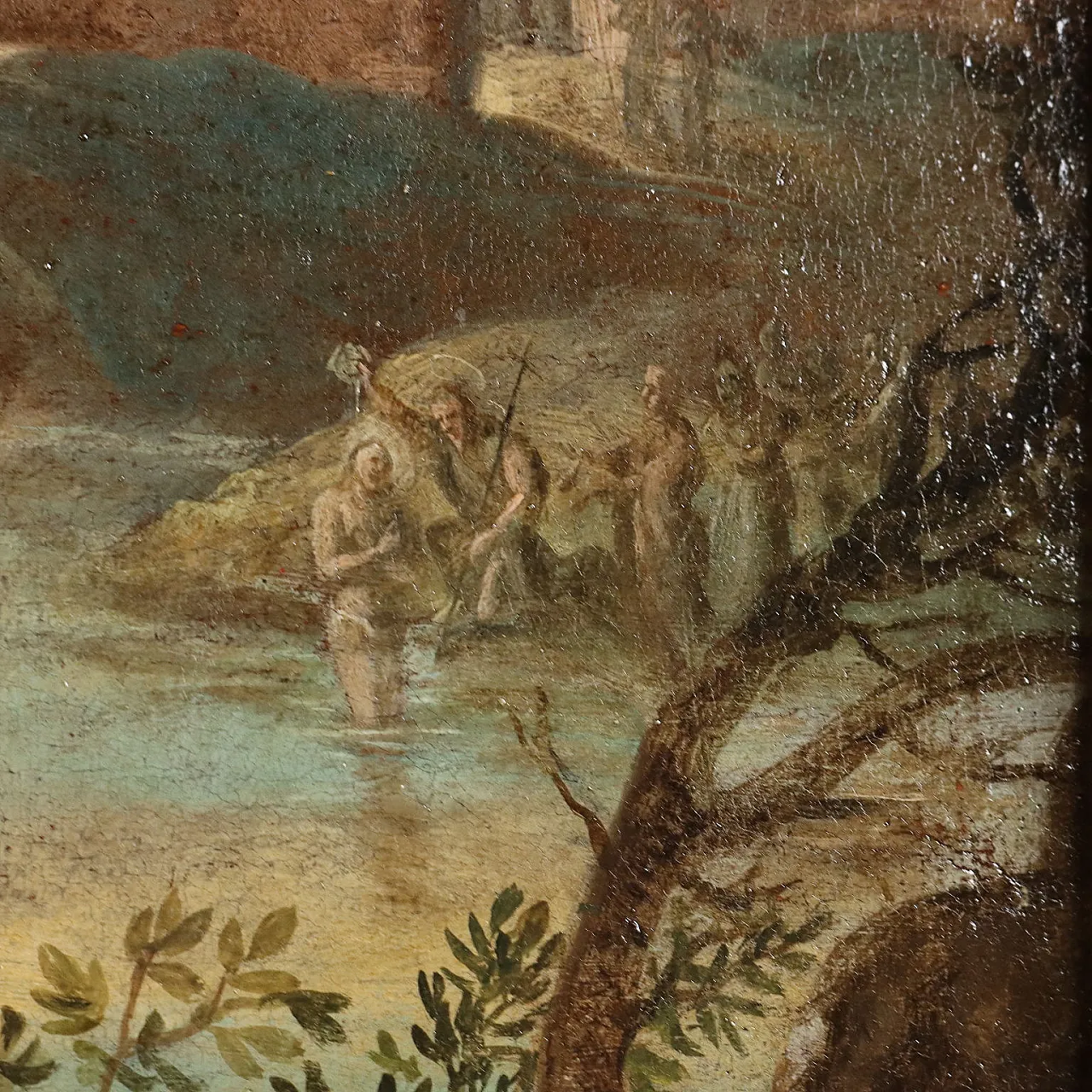 Oil painting on canvas, Flemish school, 18th century 10