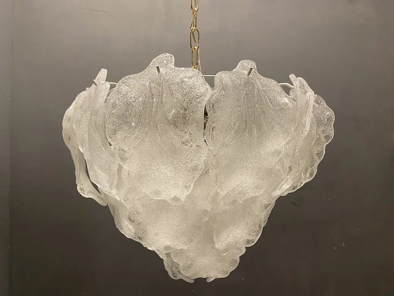 Murano glass chandelier, Italy, 1970s 5