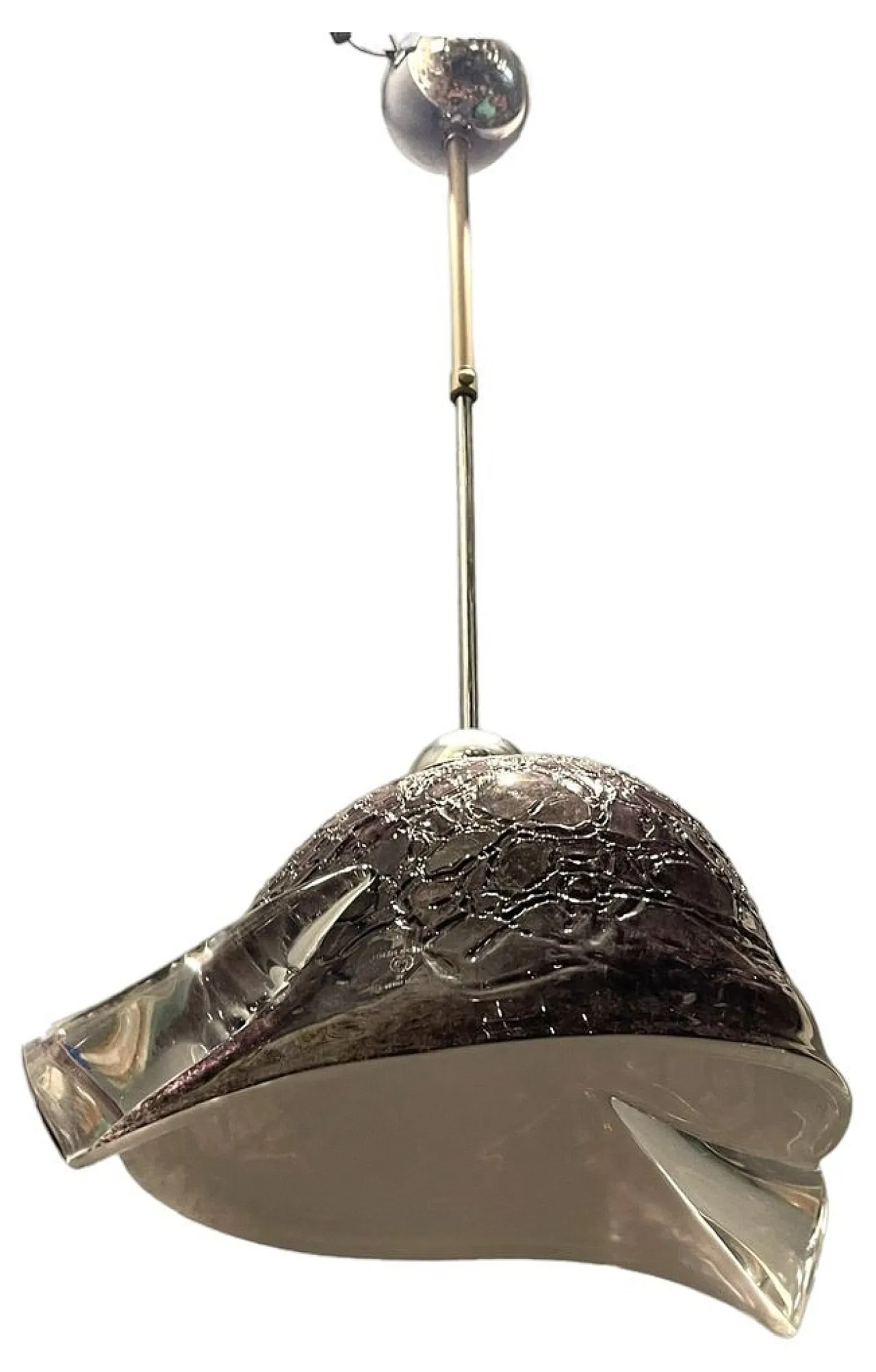 Murano glass pendant lamp by Mila Schon, 1980s 1