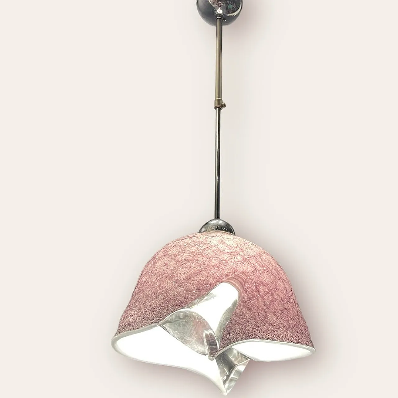 Murano glass pendant lamp by Mila Schon, 1980s 2