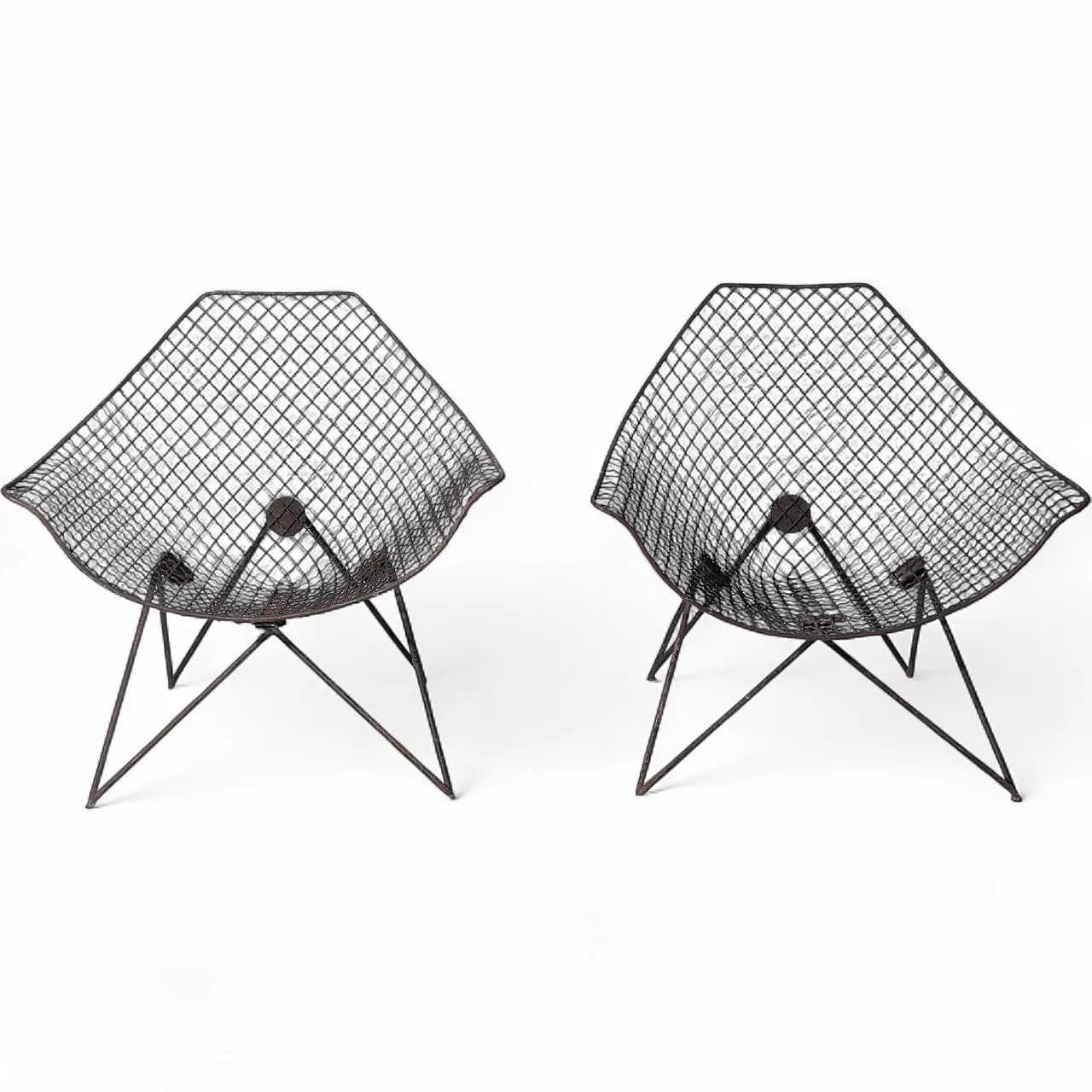 Coppia di poltrone modello Du 43 di Gastone Rinaldi per Rima, anni '50 17